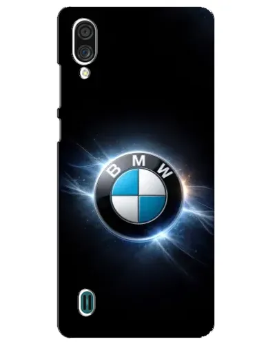 Чехол для ZTE Blade A51 Lite с картинкой «BMW — неоновое сияние»