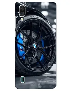 Чехол для ZTE Blade A51 Lite с картинкой «Колесо BMW вблизи»