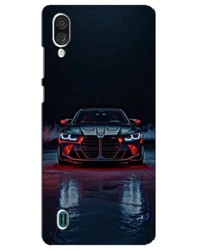 Чехол для ZTE Blade A51 Lite с картинкой «BMW на мокрой дороге»