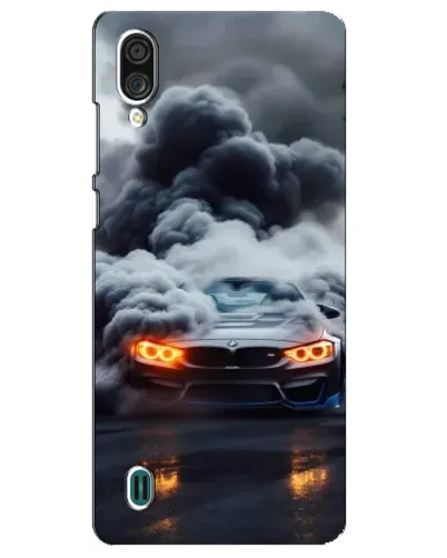 Чехол для ZTE Blade A51 Lite с картинкой «BMW в дыму»
