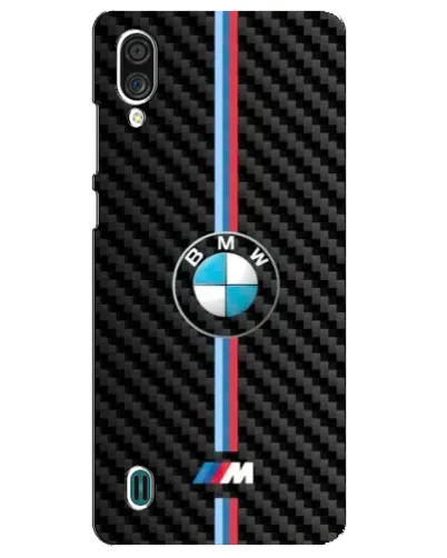 Чехол для ZTE Blade A51 Lite с картинкой «Эмблема BMW и карбон»