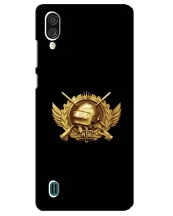 Чехол для ZTE Blade A51 Lite с картинкой «PUBG — оранжевый градиент»