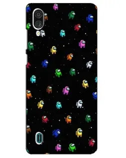 Чехол для ZTE Blade A51 Lite с картинкой «Экипаж Among Us»
