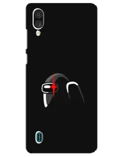 Чехол для ZTE Blade A51 Lite с картинкой «Among Us шлем»