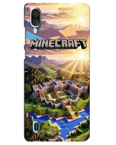 Чехол для ZTE Blade A51 Lite с картинкой «Minecraft панорама»