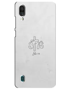 Чехол для ZTE Blade A51 Lite с картинкой «Иоанна 3:16 Крест»