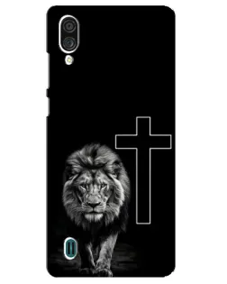 Чехол для ZTE Blade A51 Lite с картинкой «Лев и Крест»