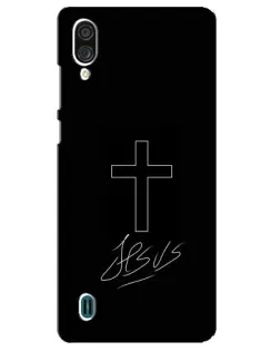 Чехол для ZTE Blade A51 Lite с картинкой «Графический крест Jesus» Чехол для ZTE Blade A51 Lite с картинкой «Графический крест Jesus»