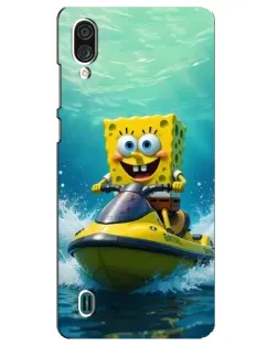 Чехол для ZTE Blade A51 Lite с картинкой «Спанч Боб на гидроцикле» Чехол для ZTE Blade A51 Lite с картинкой «Спанч Боб на гидроцикле»