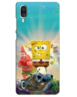 Чохол для ZTE Blade A51 Lite з картинкою «Спанч Боб переможець»