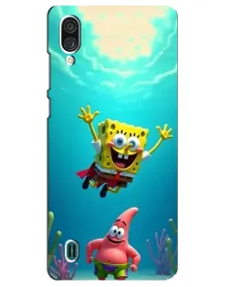 Чехол для ZTE Blade A51 Lite с картинкой «Спанч Боб под водой» Чехол для ZTE Blade A51 Lite с картинкой «Спанч Боб под водой»