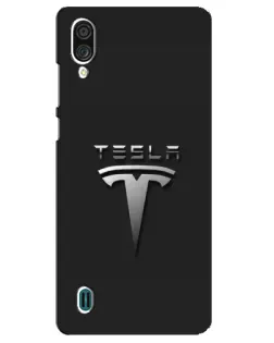 Чехол для ZTE Blade A51 Lite с картинкой «Стальной логотип Tesla» Чехол для ZTE Blade A51 Lite с картинкой «Стальной логотип Tesla»