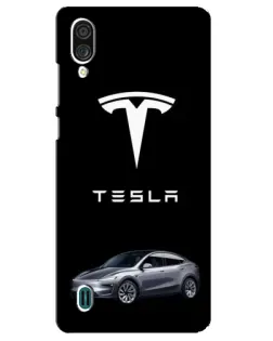 Чехол для ZTE Blade A51 Lite с картинкой «Tesla Model Y» Чехол для ZTE Blade A51 Lite с картинкой «Tesla Model Y»