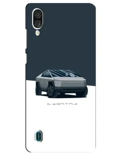Чехол для ZTE Blade A51 Lite с картинкой «Серебристый Cybertruck Tesla» Чехол для ZTE Blade A51 Lite с картинкой «Серебристый Cybertruck Tesla»