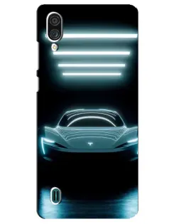 Чехол для ZTE Blade A51 Lite с картинкой «Tesla в неоне» Чехол для ZTE Blade A51 Lite с картинкой «Tesla в неоне»