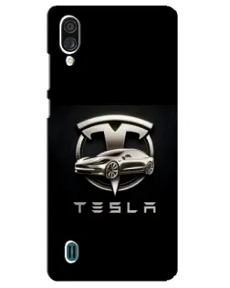 Чехол для ZTE Blade A51 Lite с картинкой «Tesla — серебристое авто» Чехол для ZTE Blade A51 Lite с картинкой «Tesla — серебристое авто»