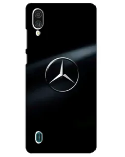 Чехол для ZTE Blade A51 Lite с картинкой «Mercedes на металле»