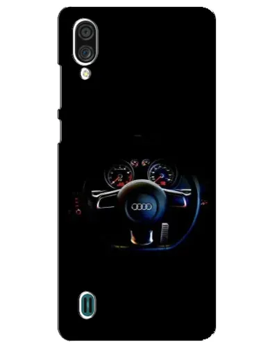 Чехол для ZTE Blade A51 Lite с картинкой «Салон Audi — руль»