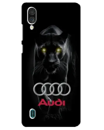Чехол для ZTE Blade A51 Lite с картинкой «Пантера и Audi»