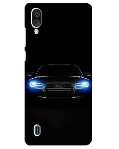 Чехол для ZTE Blade A51 Lite с картинкой «Audi в неоне»