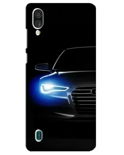Чехол для ZTE Blade A51 Lite с картинкой «Неоновый взгляд Audi»