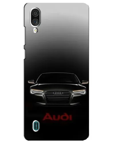 Чехол для ZTE Blade A51 Lite с картинкой «Audi — градиентный контур»