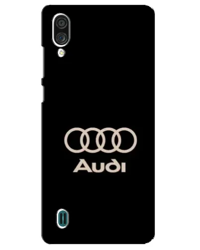 Чехол для ZTE Blade A51 Lite с картинкой «Audi — золотой логотип»