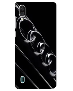 Чехол для ZTE Blade A51 Lite с картинкой «Audi — абстрактные кольца»