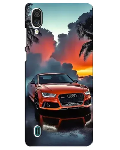 Чехол для ZTE Blade A51 Lite с картинкой «Audi — закат»