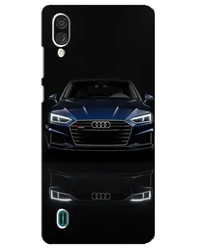 Чехол для ZTE Blade A51 Lite с картинкой «Audi — ночное отражение»