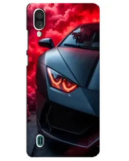 Чехол для ZTE Blade A51 Lite с картинкой «Lamborghini красное сияние» Чехол для ZTE Blade A51 Lite с картинкой «Lamborghini красное сияние»