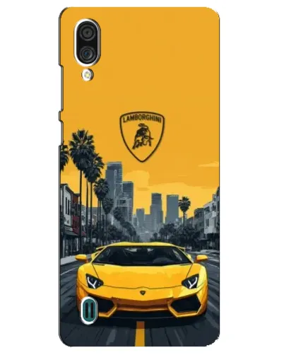 Чехол для ZTE Blade A51 Lite с картинкой «Желтый Lamborghini город» Чехол для ZTE Blade A51 Lite с картинкой «Желтый Lamborghini город»