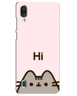 Чехол для ZTE Blade A51 Lite с картинкой «Пушин говорит Hi» Чехол для ZTE Blade A51 Lite с картинкой «Пушин говорит Hi»