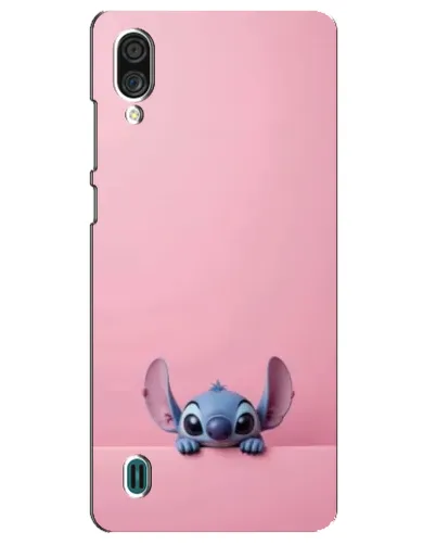 Чехол для ZTE Blade A51 Lite с картинкой «Stitch выглядывает»