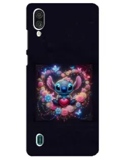 Чехол для ZTE Blade A51 Lite с картинкой «Stitch в цветах» Чехол для ZTE Blade A51 Lite с картинкой «Stitch в цветах»