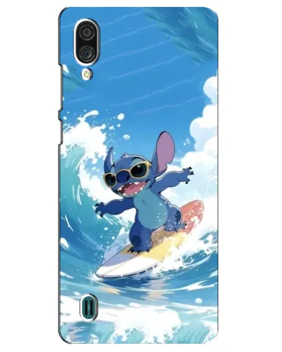 Чехол для ZTE Blade A51 Lite с картинкой «Стич на волне»