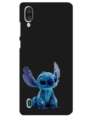 Чехол для ZTE Blade A51 Lite с картинкой «Стич на черном»