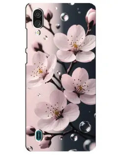 Чехол для ZTE Blade A51 Lite с картинкой «Нежная сакура и капли»