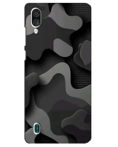 Чехол для ZTE Blade A51 Lite с картинкой «Темный абстрактный камуфляж»