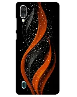 Чехол для ZTE Blade A51 Lite с картинкой «Огненная звездная волна»