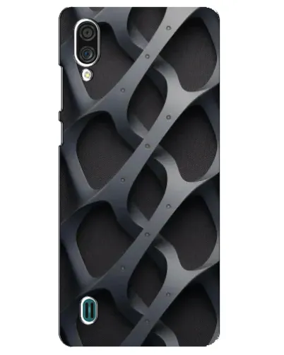 Чехол для ZTE Blade A51 Lite с картинкой «Объемное серое плетение»