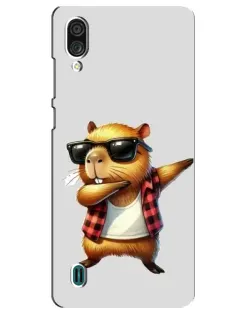 Чехол для ZTE Blade A51 Lite с картинкой «Капибара рэпер даб»