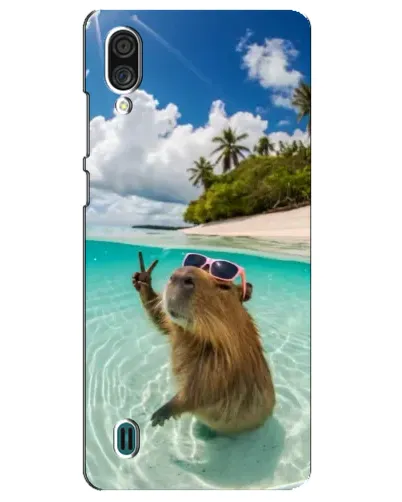 Чехол для ZTE Blade A51 Lite с картинкой «Капибара на море» Чехол для ZTE Blade A51 Lite с картинкой «Капибара на море»