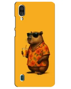 Чехол для ZTE Blade A51 Lite с картинкой «Капибара на отдыхе»