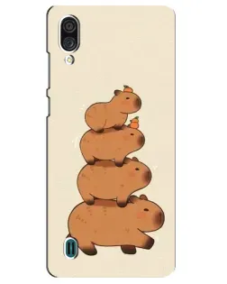 Чехол для ZTE Blade A51 Lite с картинкой «Башня из капибар»
