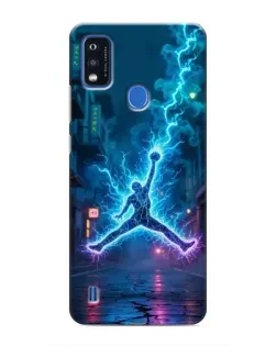 Чехол для ZTE Blade A51 с картинкой «Jordan Gold Jumpman»