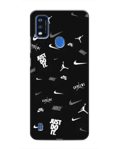 Чехол для ZTE Blade A51 с картинкой «Nike Black Pattern» Чехол для ZTE Blade A51 с картинкой «Nike Black Pattern»