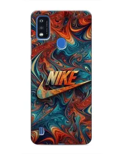 Чехол для ZTE Blade A51 с картинкой «Nike в абстракции»