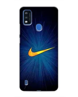 Чехол для ZTE Blade A51 с картинкой «Синий пульс Nike»
