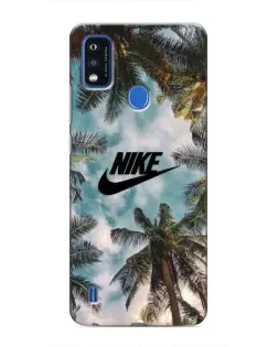 Чехол для ZTE Blade A51 с картинкой «Тропический принт Nike»